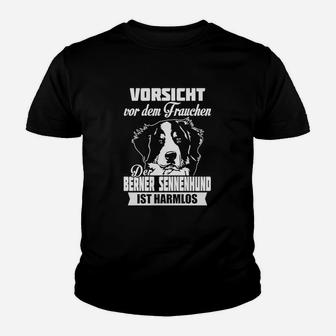 Berner Sennenhund Ist Harmlos Kinder T-Shirt - Seseable