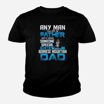 Bernese Mountain Dad Dog Lovers Fathers Day Gif Kid T-Shirt - Seseable