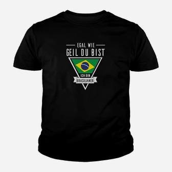 Beschränkung Von Ich Bin Brasilianer Kinder T-Shirt - Seseable