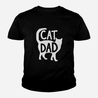 Best Cat Dad Fathers Kid T-Shirt - Seseable