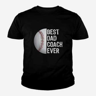 Best Dad Coach Ever Kid T-Shirt - Seseable