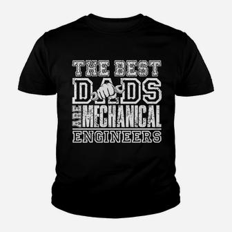 Best Dads Are Mechanical Engineers Kid T-Shirt - Seseable