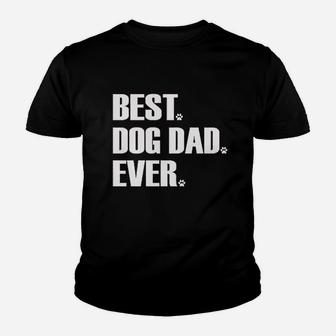 Best Dog Dad Ever Kid T-Shirt - Seseable