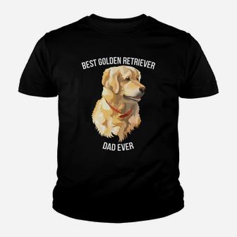Best Golden Retriever Dad Ever Retriever Dog Mens Kid T-Shirt - Seseable