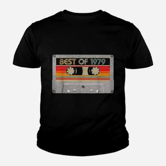 Best Of 1979 42nd Birthday Gifts Cassette Tape Vintage Kid T-Shirt - Seseable