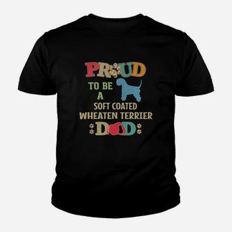 Best Soft Coated Wheaten Terrier Shirt For A Wheaten Dad Kid T-Shirt - Seseable