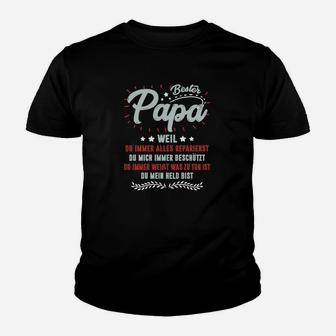 Bester Papa Weil Du Immer Kinder T-Shirt - Seseable