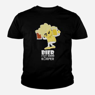 Bier Formte Diesen Körper Kinder T-Shirt - Seseable