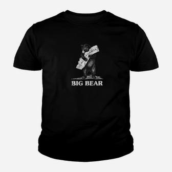 Big Bear California Vintage Teebear Hugging California Kid T-Shirt - Seseable