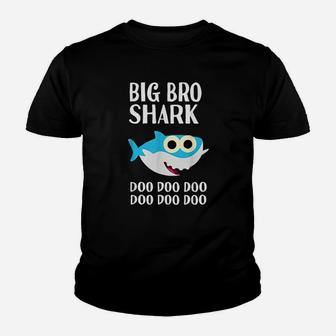 Big Bro Shark Doo Doo Big Brother Shark Gifts Kid T-Shirt - Seseable