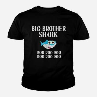 Big Brother Shark Doo Doo Toddler For Brothers Kid T-Shirt - Seseable