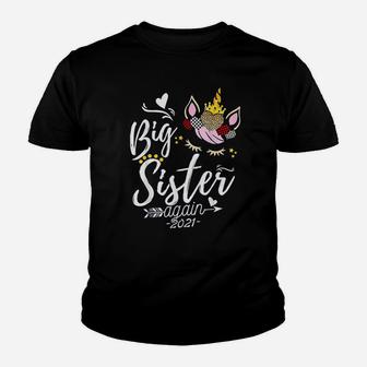 Big Sister Again 2021, sister presents Kid T-Shirt - Seseable