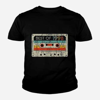 Birthday Gifts Vintage Best Of 1998 Retro Cassette Tape Kid T-Shirt - Seseable