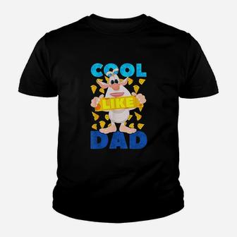 Booba Cool Like Dad Cheese Rain For Boys Girls Kids Gift Kid T-Shirt - Seseable