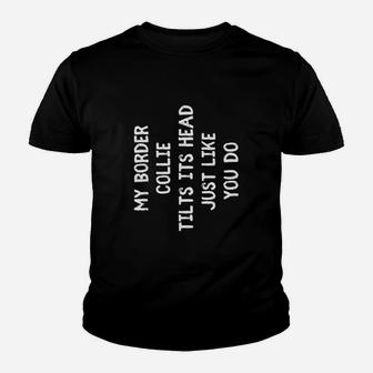 Border Collie Dog Lovers Kid T-Shirt - Seseable