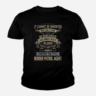 Border Patrol Agent Forever Job Title Shirts Kid T-Shirt - Seseable