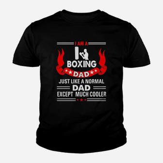 Boxing Dad Like Normal Dad Except Cooler Tshirt T-shirt Kid T-Shirt - Seseable
