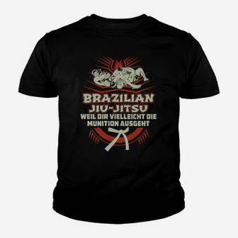 Brasilianisches Jiu Jitsu Kapuzen Kinder T-Shirt - Seseable