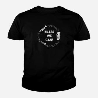 Brass We Can Kinder Tshirt mit Trompeten & Posaunen Design, Musikfreund Geschenk - Seseable