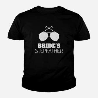 Brides Stepdad - Stepfather Of Bride Kid T-Shirt - Seseable