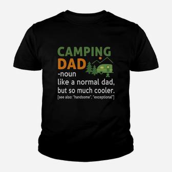Camping Dad Definition Kid T-Shirt - Seseable