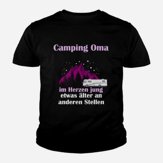 Camping Für Begeisterte Junggebliebene Kinder T-Shirt - Seseable