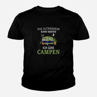 Camping Ich Gehe Campen Kinder T-Shirt - Seseable