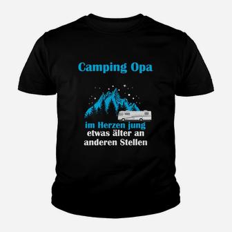 Camping Opa Lustiges Kinder Tshirt, Für Junggeblieben Omas - Seseable