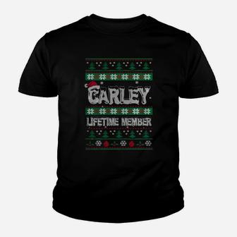Carley Ugly Christmas Sweaters Lifetime Member Kid T-Shirt - Seseable