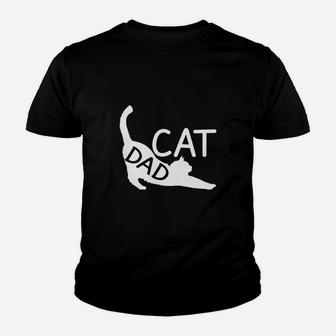 Cat Dad Best Cat Dad Kid T-Shirt - Seseable