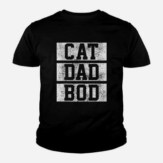Cat Dad Bod Father Daddy Father Day Gift Owner Lover Gift Kid T-Shirt - Seseable