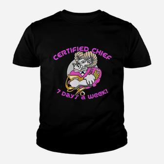 Certified Chief Navy Chief Kid T-Shirt - Seseable