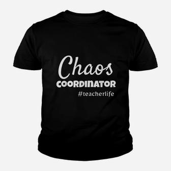 Chaos Coordinator Teacherlife Kid T-Shirt - Seseable