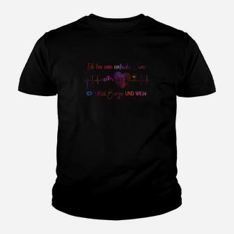 Chemie-Witz Schwarzes Kinder Tshirt, Herzfrequenz-Design für Chemiker - Seseable