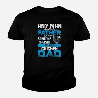 Chicken Dad Animal Lovers Fathers Day Gif Kid T-Shirt - Seseable