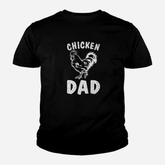 Chicken Dad Funny Men Farmer Farm Men Father Gift Kid T-Shirt - Seseable
