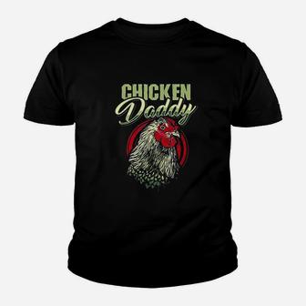 Chicken Daddy Chicken Dad Farmer Poultry Farmer Kid T-Shirt - Seseable