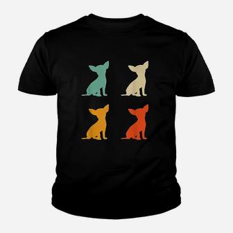 Chihuahua Gift For Dog Lover Retro Chihuahua Vintage Dog Kid T-Shirt - Seseable