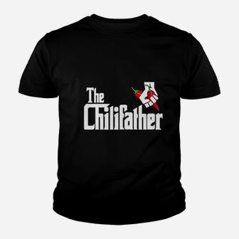 Chili Father Funny Bbq Football Chili Cook Kid T-Shirt - Seseable