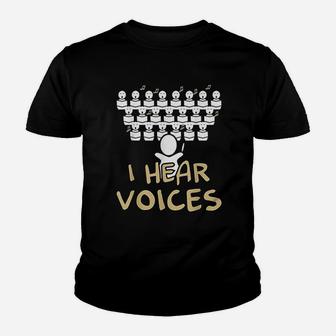 Choir Teacher I Hear Voices Funny Chorister Kid T-Shirt - Seseable