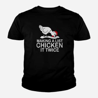 Christmas Chicken Funny Xmas Farmer Lady Men Gift Kid T-Shirt - Seseable