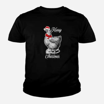 Christmas Chicken Merry Christmas Kid T-Shirt - Seseable