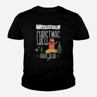 Christmas Crew Papa Daddy Bear Crew Gift Kid T-Shirt - Seseable
