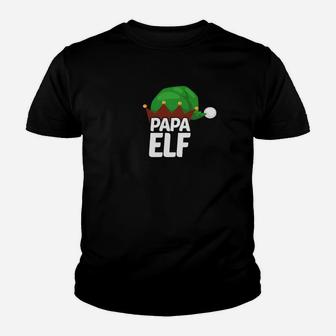 Christmas Father Elf Pops Dad Papa Shirt Kid T-Shirt - Seseable