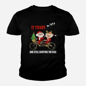 Christmas Shirt. 12th Wedding Anniversary Gift For Couple. Kid T-Shirt - Seseable