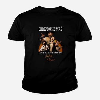 Christophe Mae La Vie D'Artiste Tour 2021 Konzert-Kinder Tshirt für Fans - Seseable