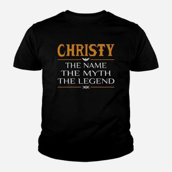 Christy Legend Name Christy Kid T-Shirt - Seseable