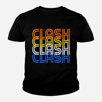 Clash Vintage Retro Text Kid T-Shirt - Seseable