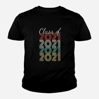 Class Of 2021 Graduation Retro First Day Of School Kid T-Shirt - Seseable