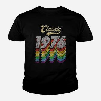 Classic 1976 46th Birthday 46 Years Old Gift Vintage Kid T-Shirt - Seseable